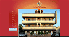 Desktop Screenshot of hotelbeniwalpalace.com