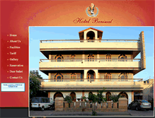 Tablet Screenshot of hotelbeniwalpalace.com